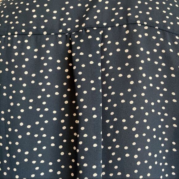 Collective Concepts Blue Polka Dot Blouse‎ - Picture 5 of 11